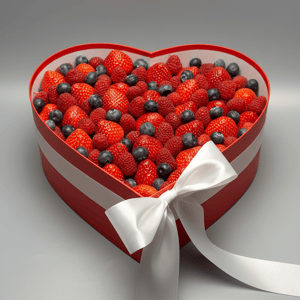 Ягодное наслаждение в красной коробке