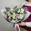 Букет «Рождественский звон» из альстромерий