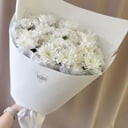 Букет из белой хризантемы