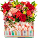 Рафэлла из роз и эустом