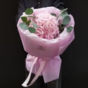 Букет из гортензии "Розовый рассвет"