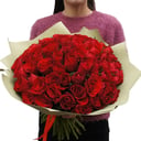 Букет из 55 красных роз