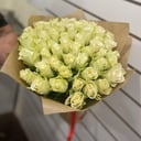 Букет «Белая стрекоза любви» из роз