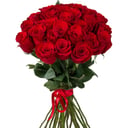 Букет из 25 красных роз