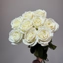 Букет из 9 белоснежных роз