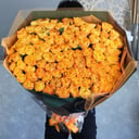 Букет «Желтые розы 151 шт»