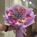 Букет «Аллегия» из калл и гипсофил