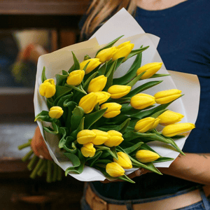 Букет «25 желтых тюльпанов»