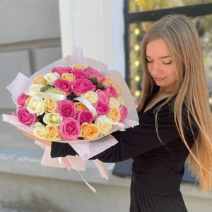 Букет «Микс роз»