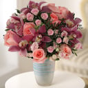 Букет из орхидей и роз