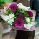 Букет «Любимой» из хризантем и гербер