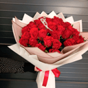 Букет из 51 розы "Моей принцессе"