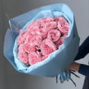 Букет «25 ароматных пионовидных роз»