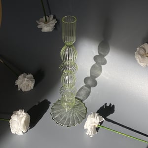 Салатовый подсвечник