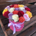 Шляпная Коробочка 41 из роз