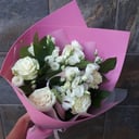 Букет «Беломнежное Чудо» из эустом