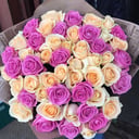 Букет «51 Роза Тёплый Микс»