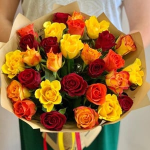 Букет Яркий из роз