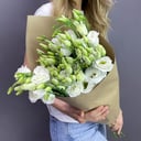 Букет «Белая эустома»