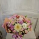 Букет «Комплимент» из роз и эустом