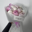 Букет «Пломбир» из гортензий