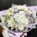 Вау Букет из роз и эустом