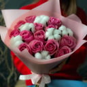 Букет «Розы на облаках»