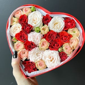 Коробка с цветами «Признание» из роз