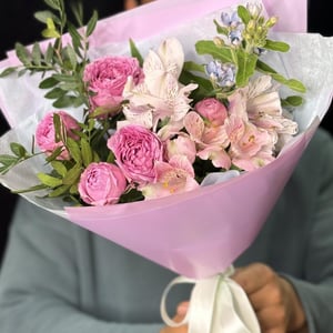 Букет «Розовый закат»