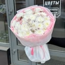 Воздушный букет из хризантем