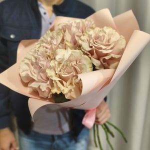 Букет французских роз 5шт