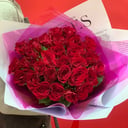 Букет «Алая буква» из роз