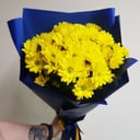 Букет «Яркое солнце» из хризантем