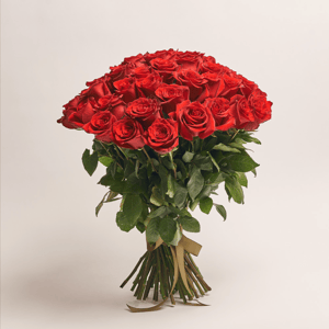 Букет «Охапка 51 красная роза Эксплорер»