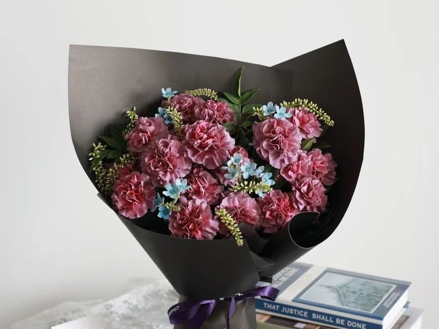 Pink carnation bouquet