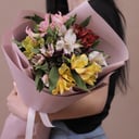 Букет «Цветочный микс» из альстромерий