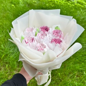 Мини букет из зефирных цветов