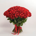 Букет «Охапка 101 красная роза Эксплорер»