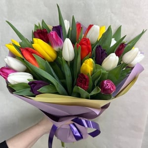 Букет «Тюльпан микс(25шт.)»