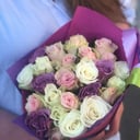 Букет «Черника с йогуртом» из роз