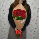 Букет «9 красных роз 60 см»
