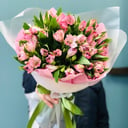 Букет «Нежность» из альстромерий