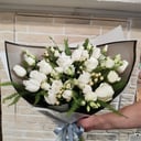 Букет «Пробуждение» из тюльпанов и роз