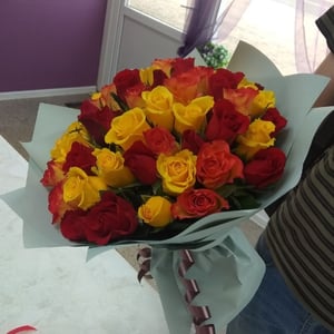 Букет «Розы микс 51 шт.»