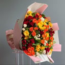 Букет «Розочки кустовые микс»