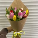 Букет «Скоро весна» из тюльпанов