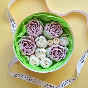 Зефирные тюльпаны в нежных оттенках