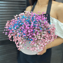 Шляпная коробка с цветами «Гипсофила в коробке»