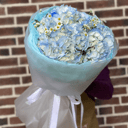 Букет «Ромашковое поле» из хризантем и гортензий