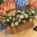 Коробка с цветами «Лунный камень» из роз